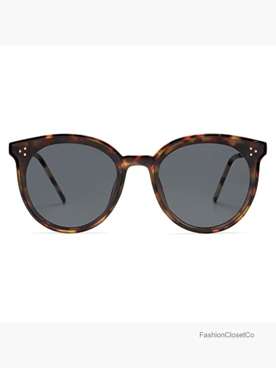 Classic Trendy Round Sunglasses UV400 Polycarbonate Frame Half-Frame main image 7
